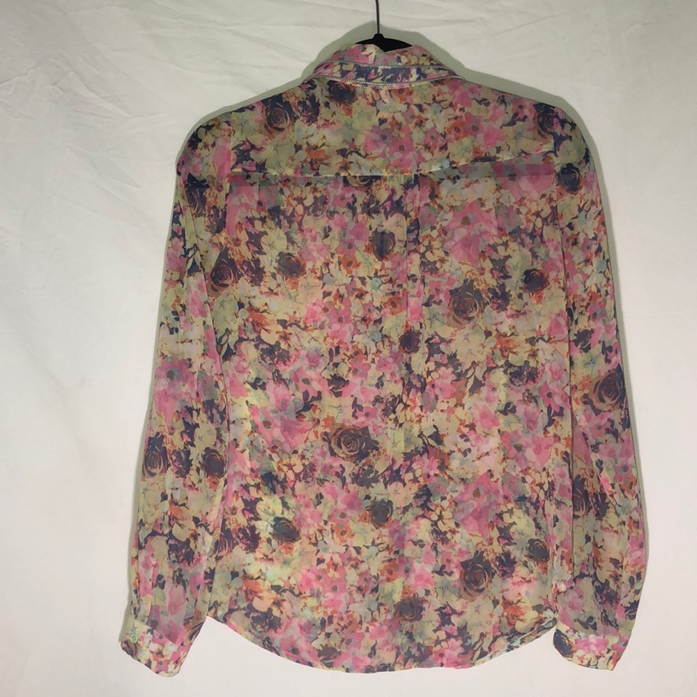 Multicolored Button Down Blouse - image 2